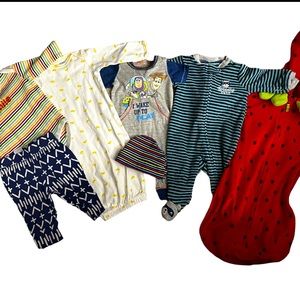 Baby Clothing Bundle Lot Various Brands 0-3 Mo